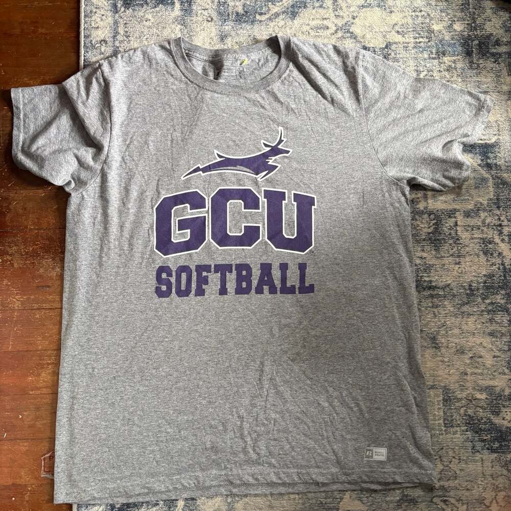 Russell Athletic GCU Softball T-Shirt - Grey - Size L